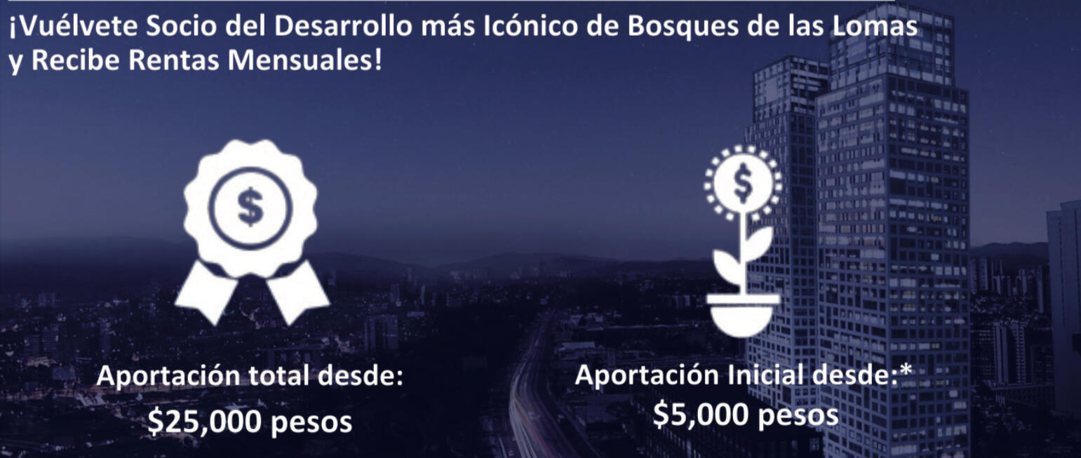 Certificados de socios, hasta 9% anual de rentas, desde $25,000, pagos de $5,000 mxn